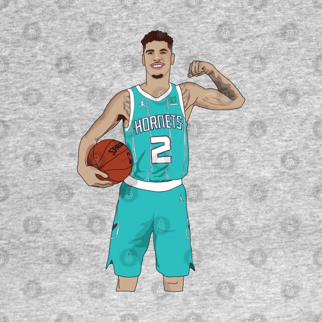 Lamelo Ball Charlotte Hornets by xavierjfong